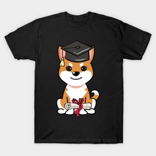 Cute orange dog is a graduate T-Shirt